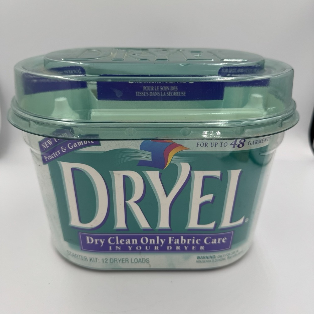 Dryel At Home Dry Cleaner Only Fabric Care in Your Dryer 12 loads 48 Garments